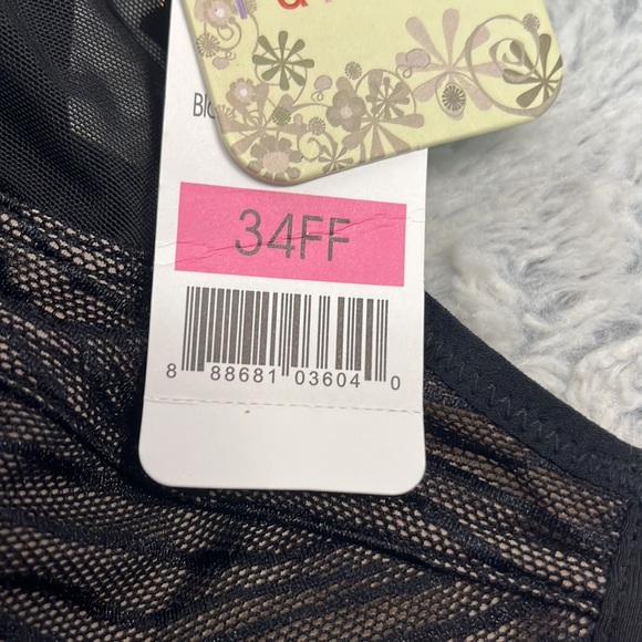 Parfait Underwire Black and Nude Bra 34FF - Picture 7 of 7